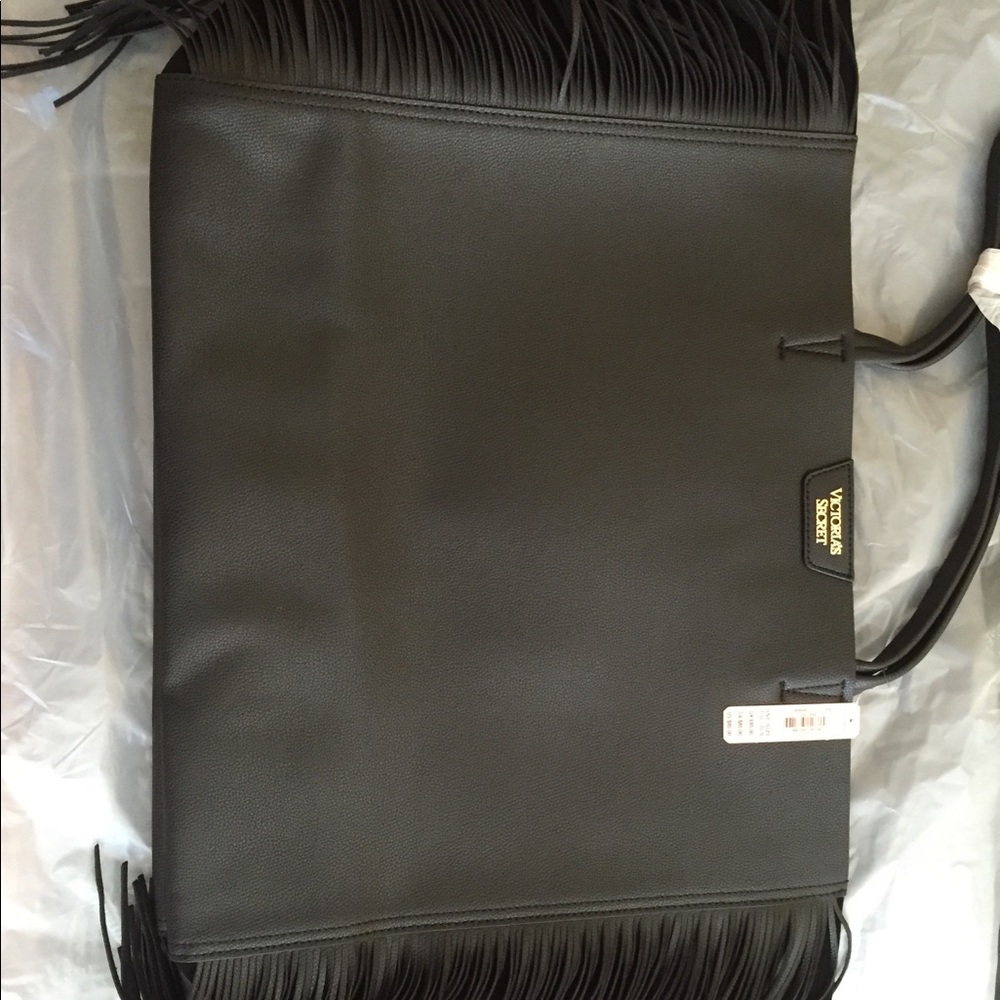 VS Black Fringe Tote